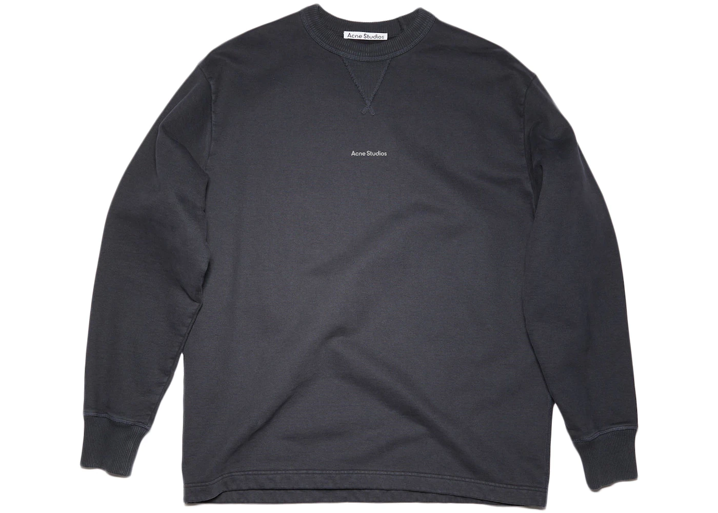 Acne Studios Logo Crewneck Sweatshirt Black