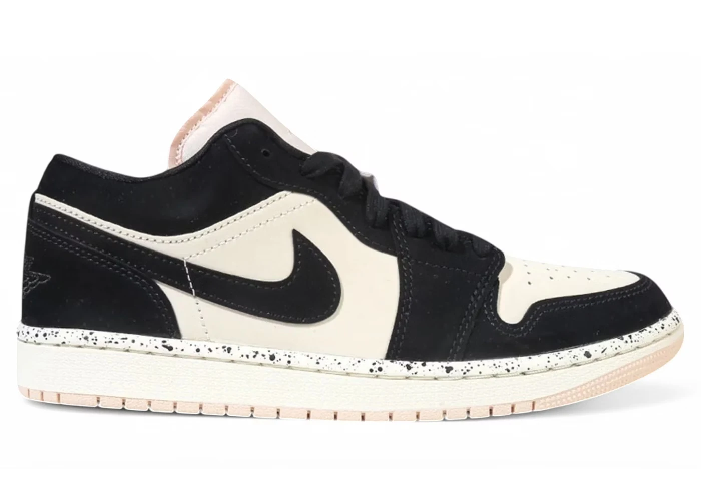 Jordan 1 Low Black Guava Ice (Speckled Midsole) (Women's)
