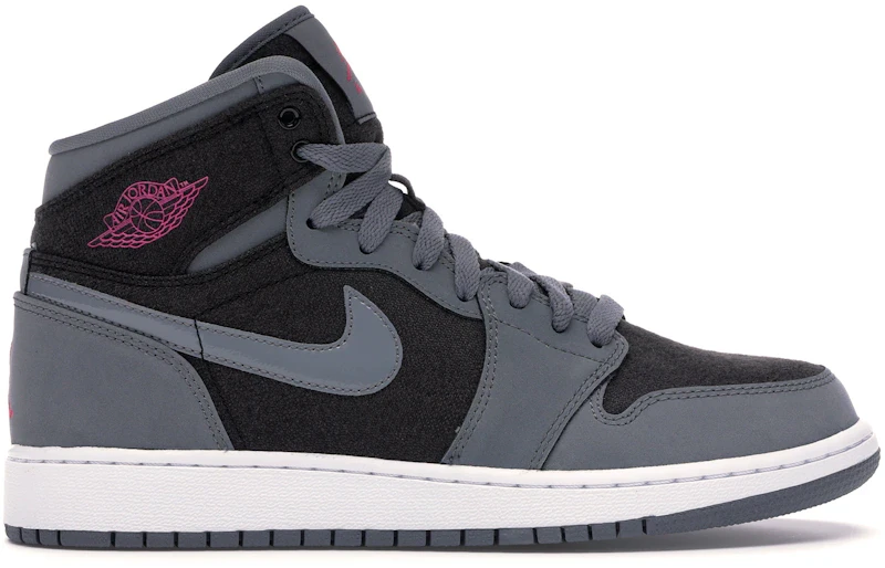 Jordan 1 Retro High Cool Grey Vivid Pink (GS)