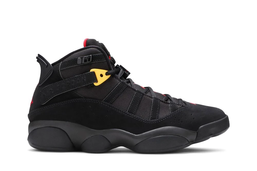 Jordan 6 Rings Black Red Sulfur