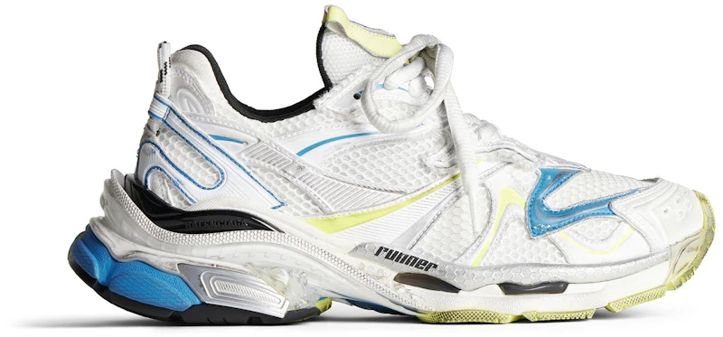 Balenciaga Runner 2.0 White Yellow Blue