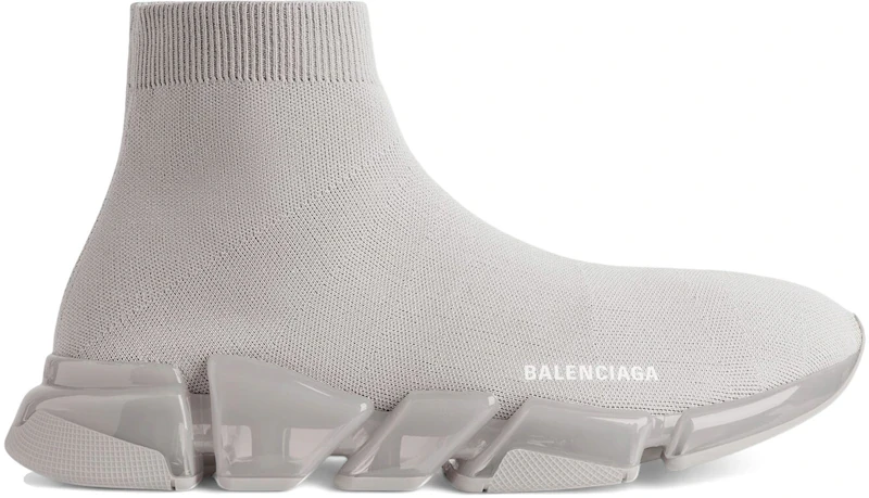 Balenciaga Speed 2.0 Clear Sole Grey