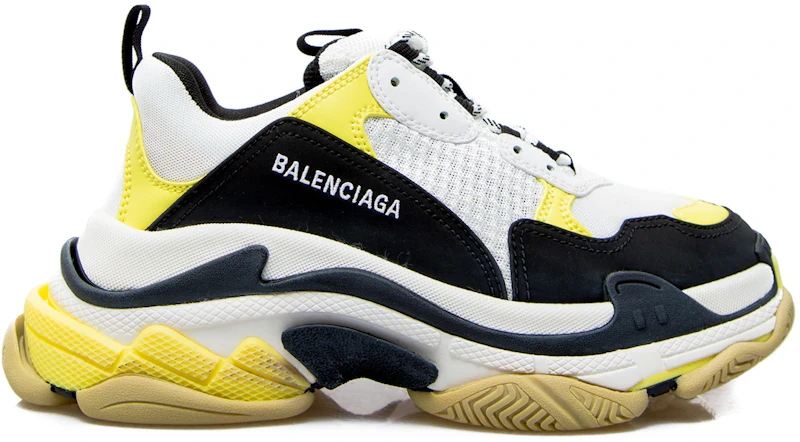 Balenciaga Triple S White Black Yellow