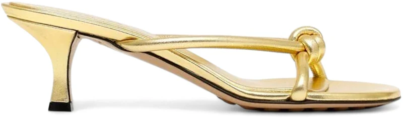 Bottega Veneta Metallic Blink Mule Sandal Gold (Women's)