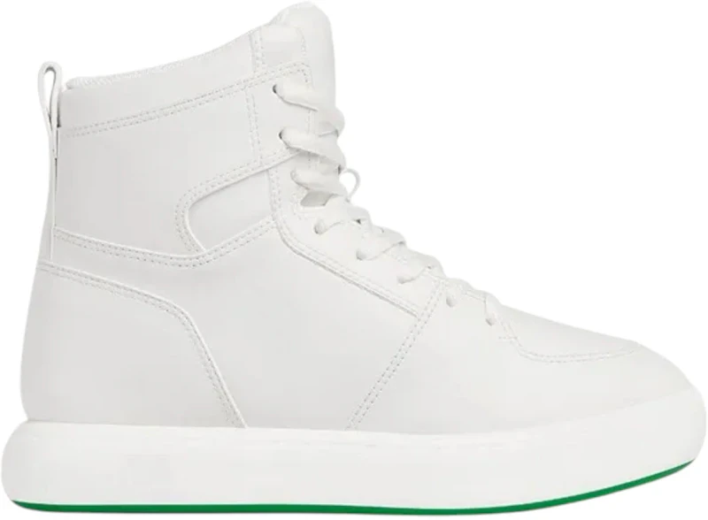 Bottega Veneta Stylish Pillow Skateboarding High Top White