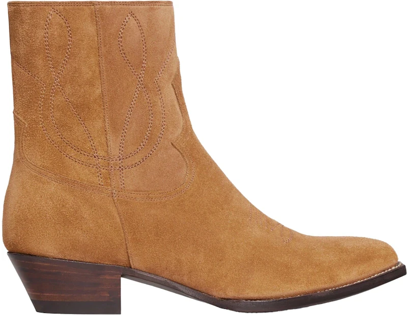 Celine Zipped Western Boot Havana