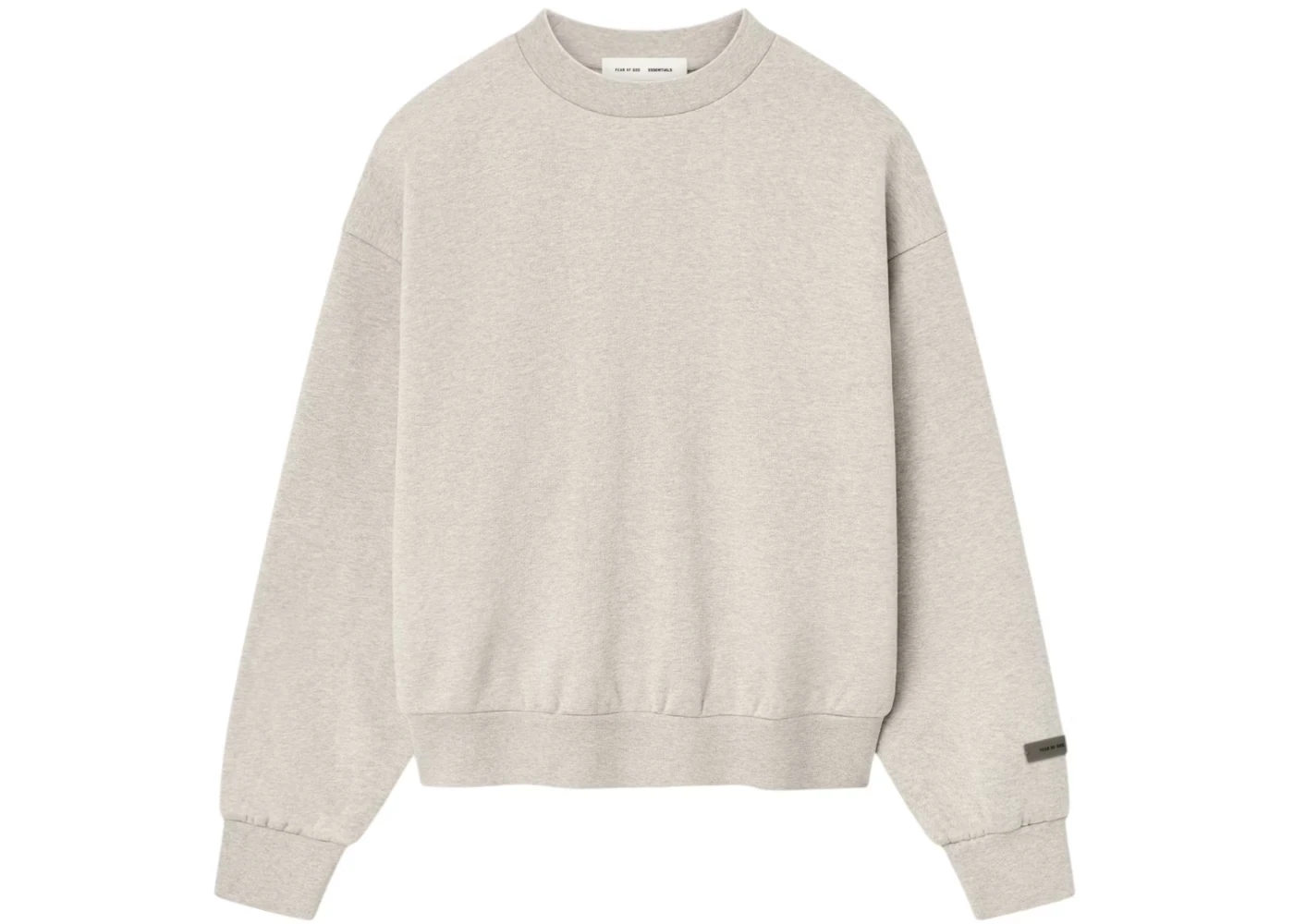Fear of God Essentials Classic Fleece Crewneck (FW25) Heather Stone