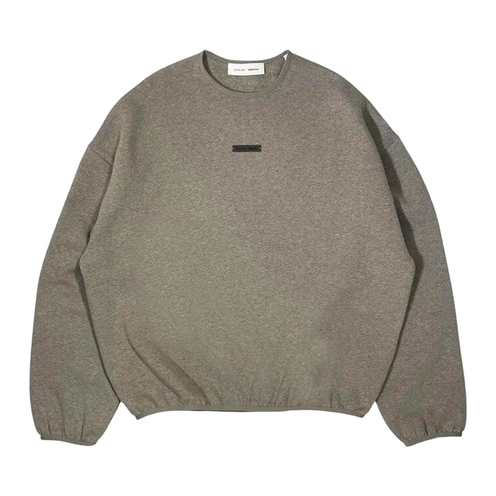 Fear of God EssentiaLS Modern Fit Fleece Crewneck Homestead Heather