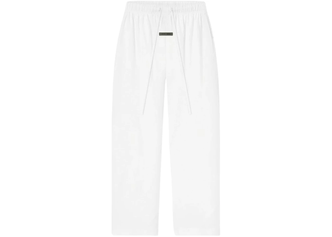 Fear of God Essentials Womens Relaxed Jersey Sweatpant Cloud White