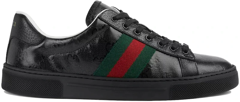 Gucci Ace GG Crystal Canvas Black (Women's)