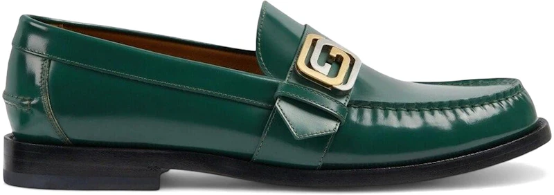 Gucci GG Buckle Loafer Vintage Green