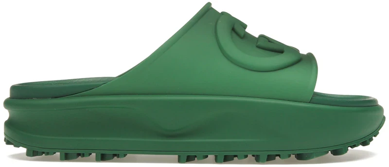 Gucci Interlocking G Slide Green