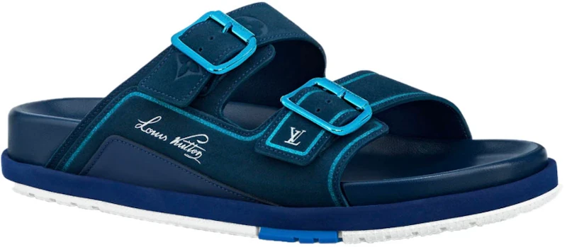 Louis Vuitton Trainer Mule Blue