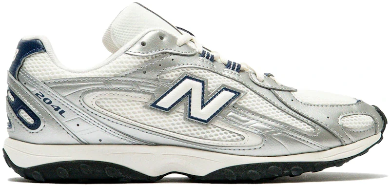 New Balance 204L Sea Salt Silver Metallic Navy