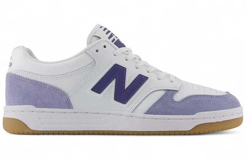 New Balance 480 White Dusk Shower Gum