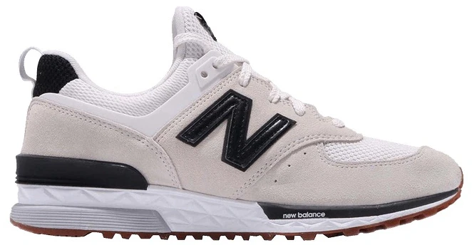 New Balance 574 Beige Black White