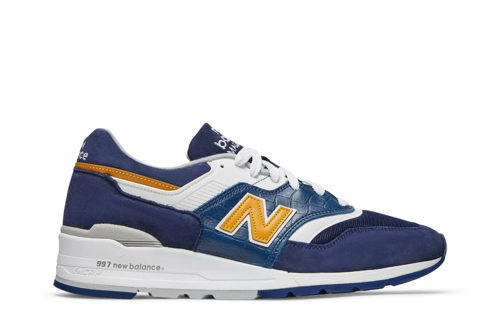 New Balance 997 MiUSA Navy Mustard