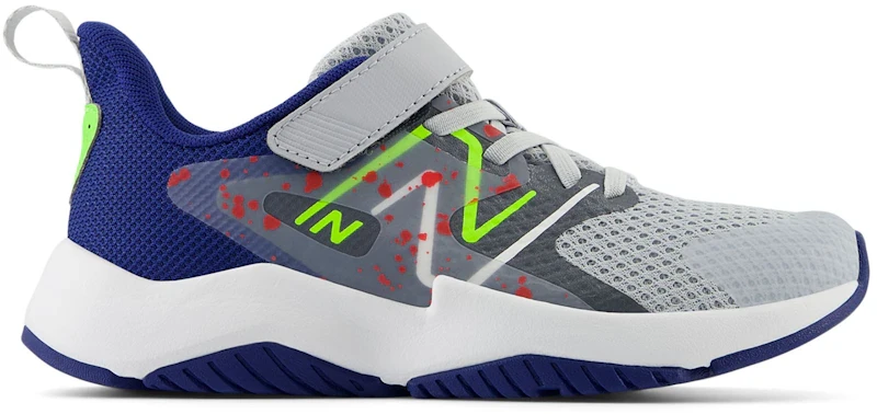 New Balance Rave Run v2 Bungee Lace Granite Inkwell Pixel Green (PS)