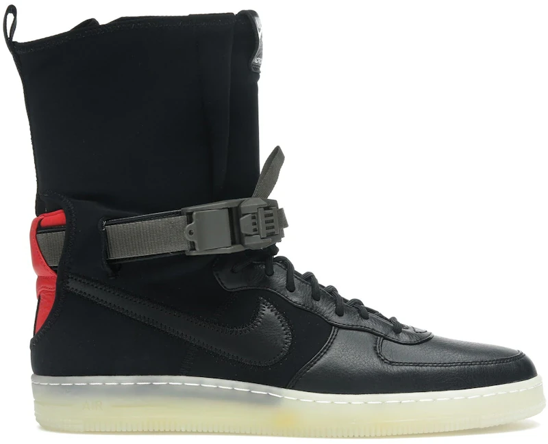 Nike Air Force 1 Downtown Acronym Black Crimson