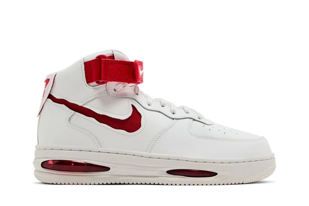 Nike Air Force 1 Mid Evo Summit White University Red