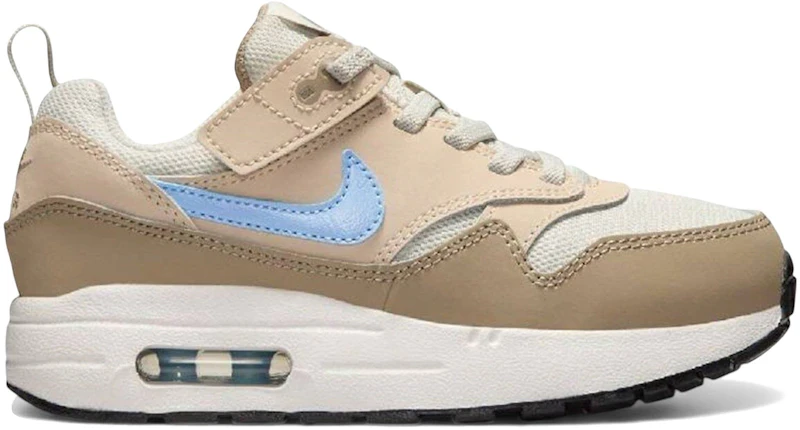 Nike Air Max 1 EasyOn Light Bone Psychic Blue (PS)