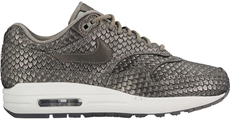 Nike Air Max 1 Reptile Metallic Pewter (Women's)
