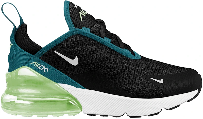 Nike Air Max 270 Black Bright Spruce Volt (PS)