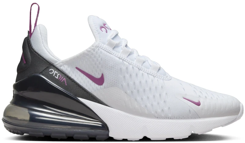 Nike Air Max 270 White Anthracite Hot Fuchsia (GS)