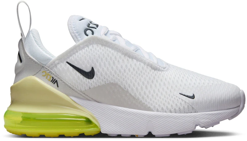 Nike Air Max 270 White Limelight Vast Grey Anthracite (PS)