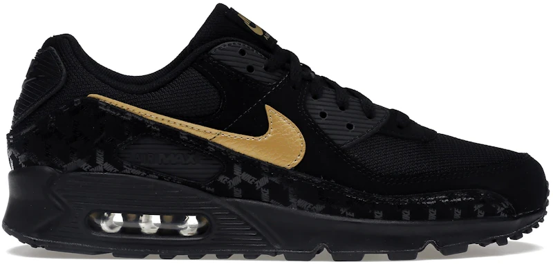 Nike Air Max 90 Black Gold Muguard Pattern