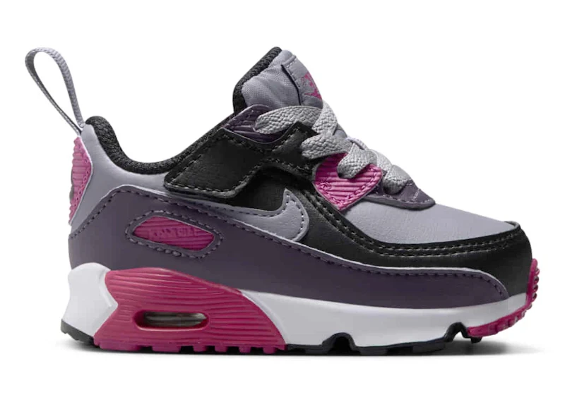 Nike Air Max 90 EasyOn Cement Grey Black Dark Raisin (TD)