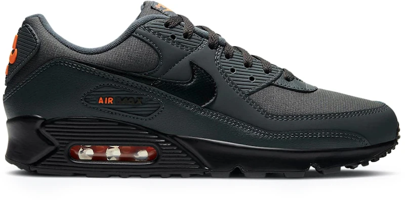 Nike Air Max 90 Iron Grey Black Total Orange