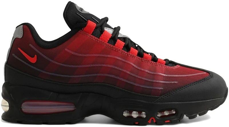 Nike Air Max 95 Big Bubble Tech Black Tough Red