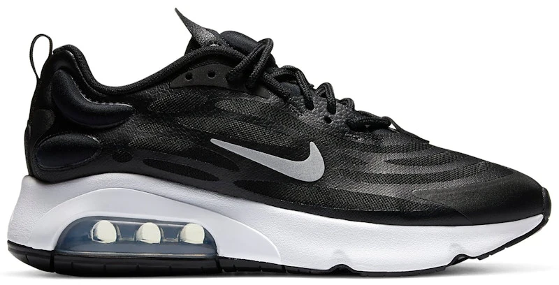 Nike Air Max Exosense Black White Metallic Silver (Women's)