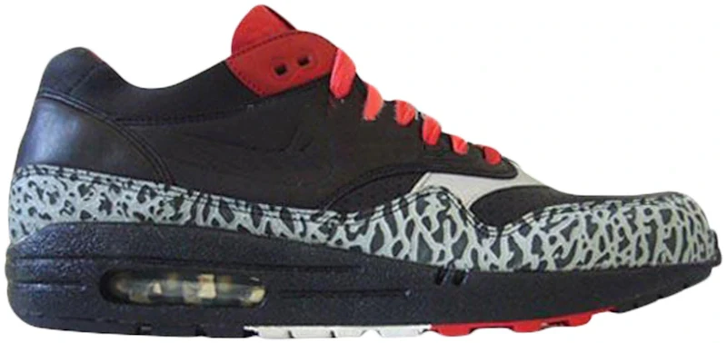 Nike Air Max 1 NL Premium Black Black Varsity Red (2005)