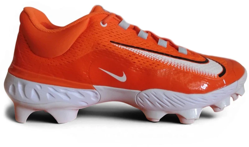 Nike Alpha Huarache Elite 4 Low Brilliant Orange White