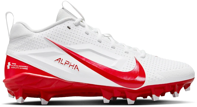 Nike Alpha Menace 4 Varsity White University Red Photon Dust