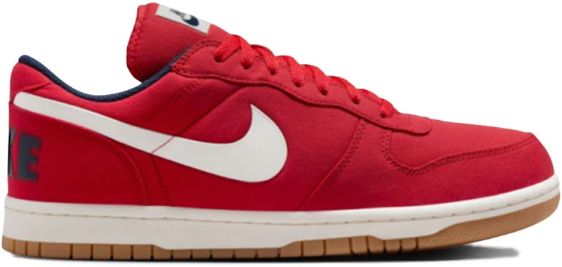 Nike Big Lux Low Unniversity Red Midnight Navy Gum Light Brown Sail