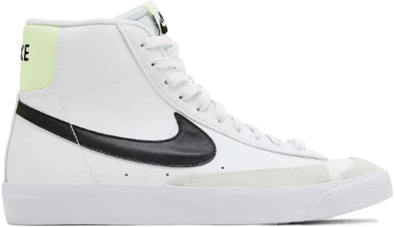 Nike Blazer Mid 77 White Black Fluorescent Green (GS)