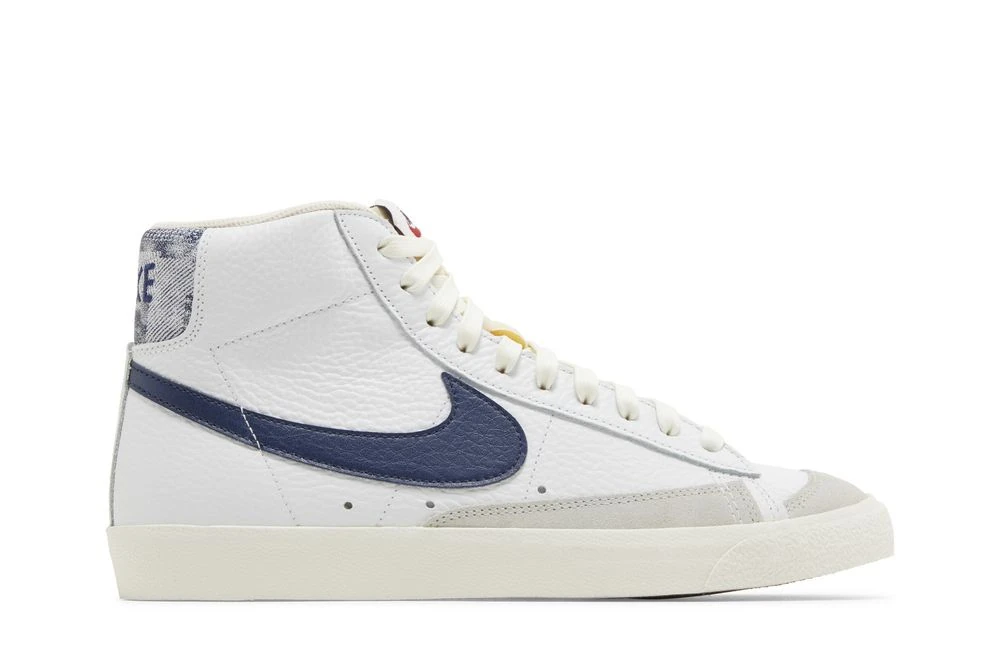 Nike Blazer Mid '77 White Midnight Navy Sail Gym Red