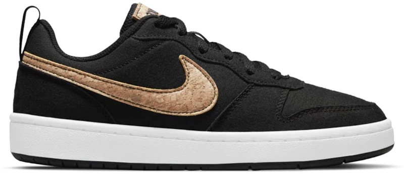 Nike Court Borough Low 2 Canvas Black Praline (GS)