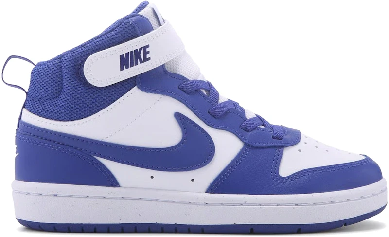 Nike Court Borough Mid 2 White Deep Night (GS)