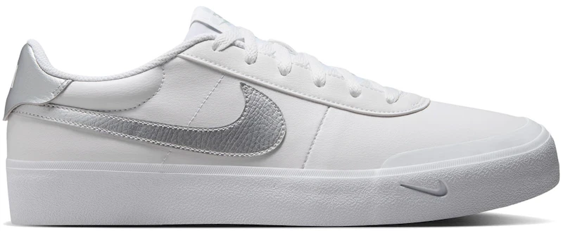 Nike Court Shot White Metallic Silver