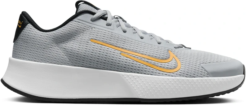 Nike Court Vapor Lite 2 Clay Wolf Grey Black Laser Orange