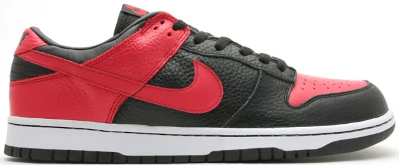 Nike Dunk Low Black Sport Red (JD Sports)