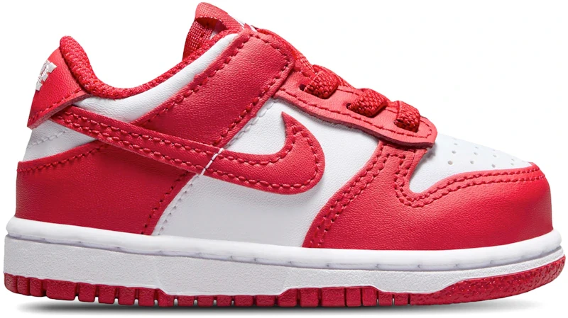 Nike Dunk Low White University Red (TD)