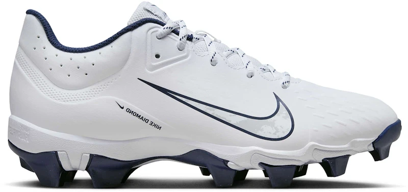 Nike Hyperdiamond 4 Keystone White Pure Platinum Midnight Navy (Women's)