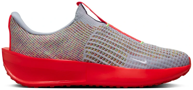 Nike Interact Run EasyOn SE Wolf Grey Barely Volt Multi-Color White (Women's)
