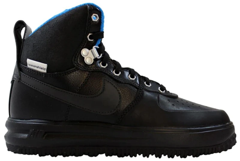 Nike Lunar Force 1 Duckboot Black Metallic Silver