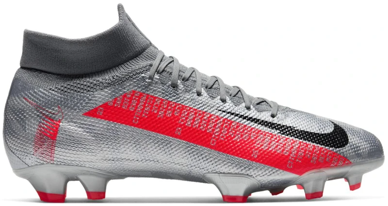Nike Mercurial Superfly 7 Pro FG Metallic Grey Crimson